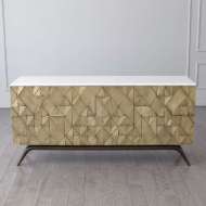 Picture of TRIANGLE CABINET-BRASS