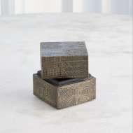 Picture of NAVIGATOR RECTANGLE BOXES-ANTIQUE GUNMETAL