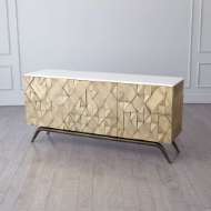 Picture of TRIANGLE CABINET-BRASS