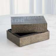 Picture of NAVIGATOR RECTANGLE BOXES-ANTIQUE GUNMETAL