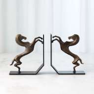 Picture of STANDING HORSE BOOKENDS-BRONZE