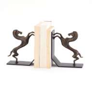 Picture of STANDING HORSE BOOKENDS-BRONZE