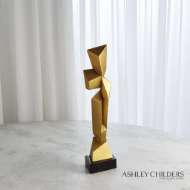 Picture of FACET SCULPTURE-GOLD