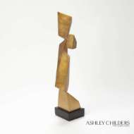 Picture of FACET SCULPTURE-GOLD