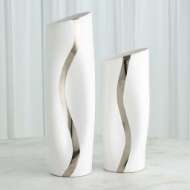 Picture of LOOSE STRIPE VASES-PLATINUM