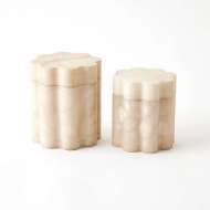 Picture of CUMULUS ALABASTER TALL BOXES-CREAM