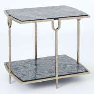 Picture of CURVE SIDE TABLE-SILVER