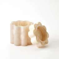 Picture of CUMULUS ALABASTER TALL BOXES-CREAM