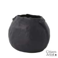 Picture of PETALE VASE-MATTE BLACK