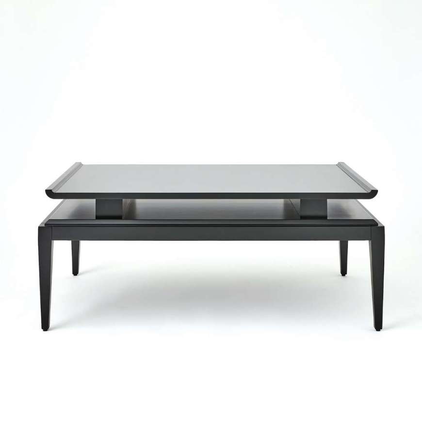 Picture of POISE COCKTAIL TABLE-BLACK SATIN