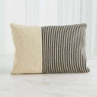 Picture of STRIPED BEADED LUMBAR PILLOW