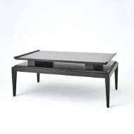 Picture of POISE COCKTAIL TABLE-BLACK SATIN