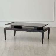 Picture of POISE COCKTAIL TABLE-BLACK SATIN