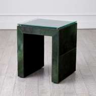 Picture of POSH SIDE TABLE-HAIR-ON-HIDE GREEN