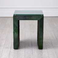 Picture of POSH SIDE TABLE-HAIR-ON-HIDE GREEN