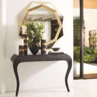 Picture of PARIS WALL CONSOLE-BLACK CERUSED OAK