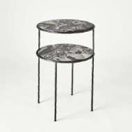 Picture of REGISTRAR TIERED TABLE-GUNMETAL