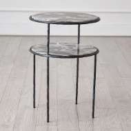 Picture of REGISTRAR TIERED TABLE-GUNMETAL