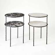 Picture of REGISTRAR TIERED TABLE-GUNMETAL