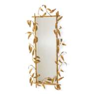 Picture of BAMBOO MIRROR W/GOLD FINISH