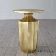 Picture of FLIRT DRINK TABLE-GOLD LEAF