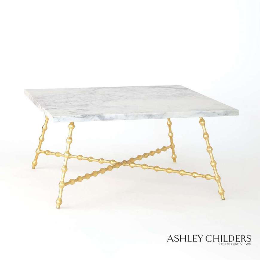 Picture of ELDER COCKTAIL TABLE-GOLD