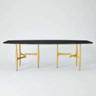 Picture of RADIUS TABLES-GOLD/NOIR LUX TOP