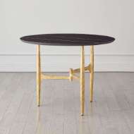 Picture of RADIUS TABLES-GOLD/NOIR LUX TOP