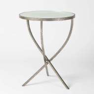 Picture of HAMMERED TRIPOD TABLES-NICKEL