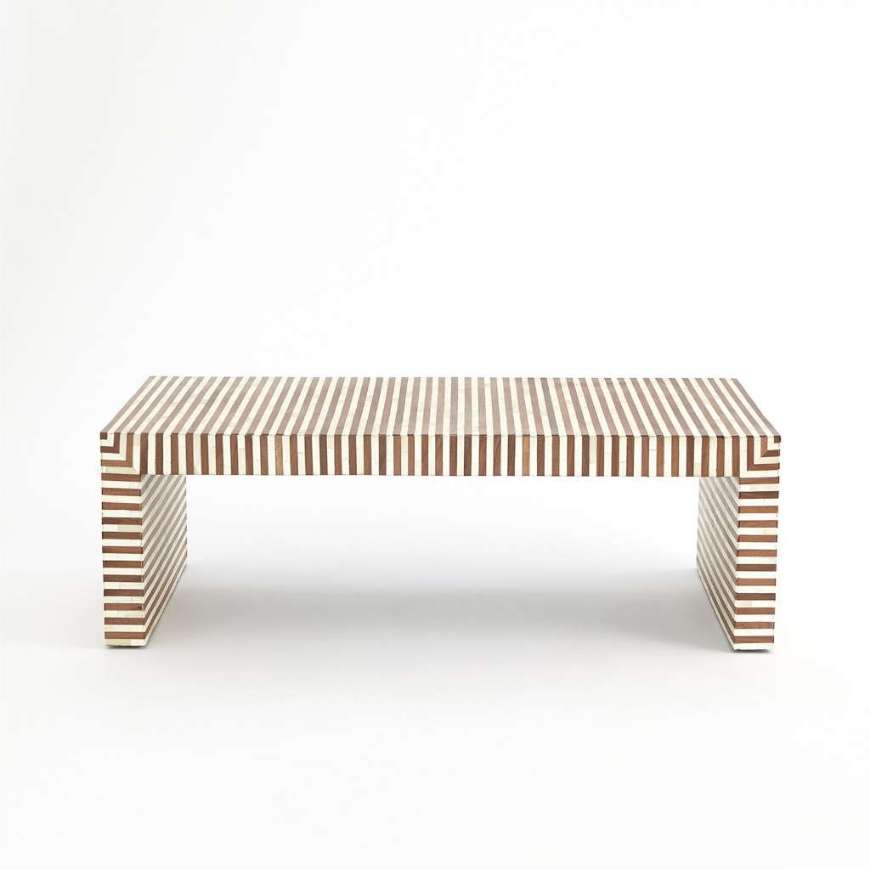 Picture of SIENNA COFFEE TABLE-WALNUT/BONE