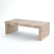 Picture of SIENNA COFFEE TABLE-WALNUT/BONE