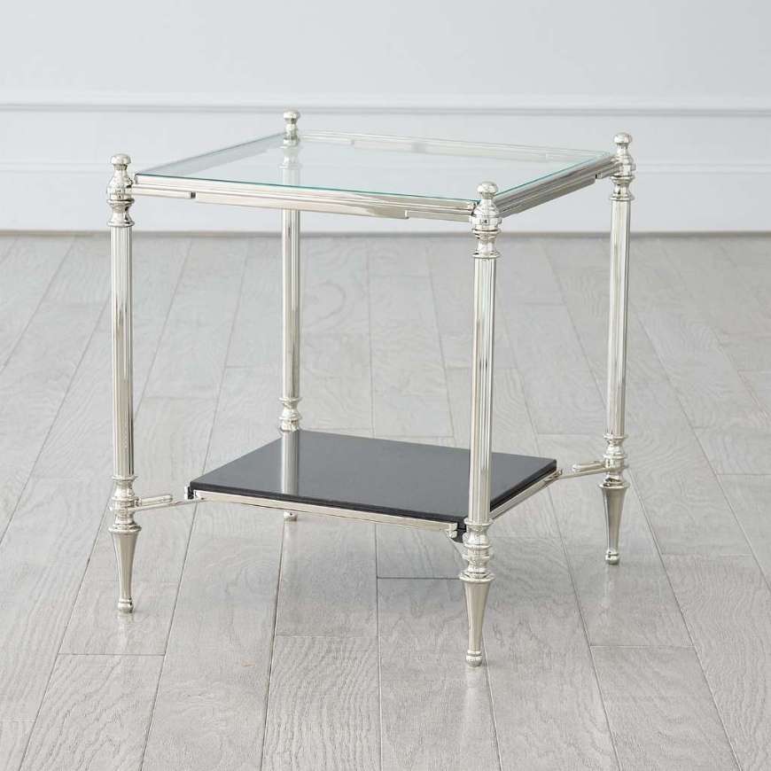 Picture of MEDFORD SIDE TABLE-NICKEL