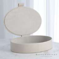 Picture of SIGNATURE OVAL LEATHER BOX