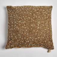 Picture of GOLDEN BEADED PILLOW