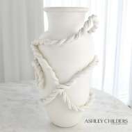 Picture of TWISTED AMPHORA VASE-MATTE WHITE