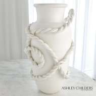 Picture of TWISTED AMPHORA VASE-MATTE WHITE