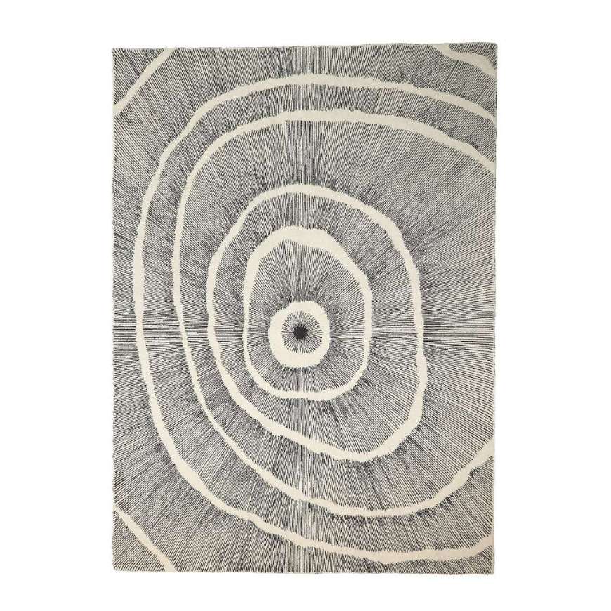 Picture of BURST RUG-IVORY/BLACK