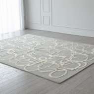 Picture of SCRIBBLE RUG-GREY/IVORY