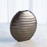 Picture of CHASED OVAL VASES-BLACK NICKE