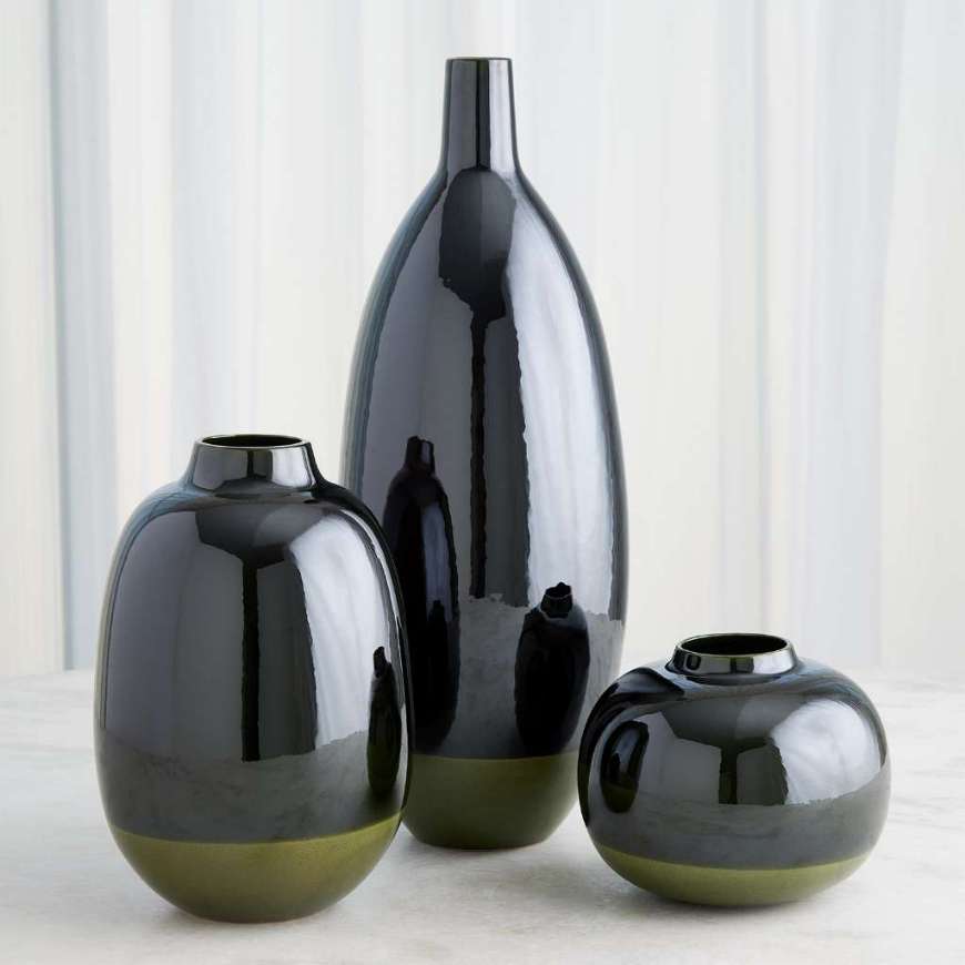 Picture of TIDAL VASE COLLECTION-DARK GREEN