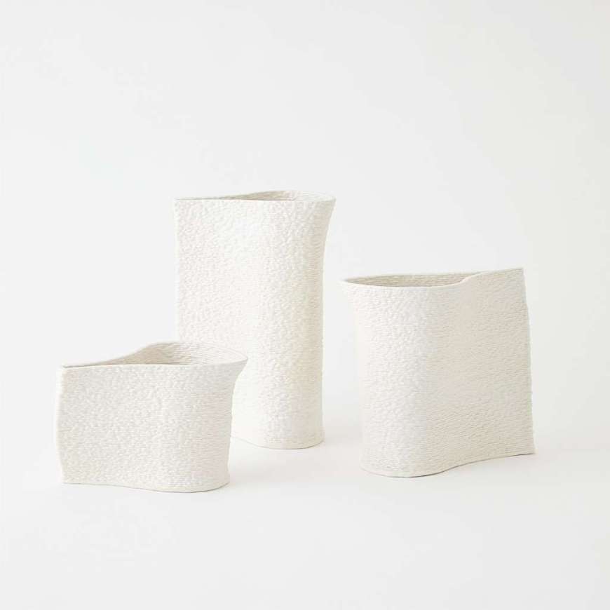 Picture of WINDY VASES-MATTE WHITE