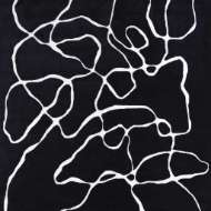 Picture of SQUIGGLE RUG-BLACK/IVORY