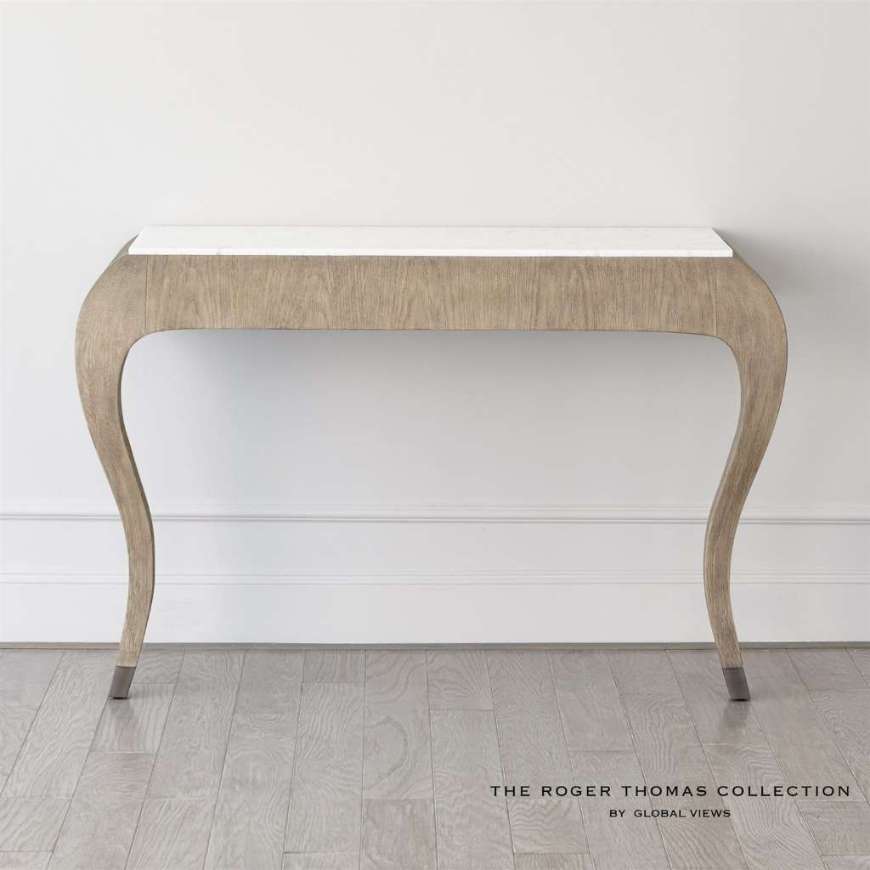 Picture of PARIS WALL CONSOLE-GREY SANDBLASTED OAK