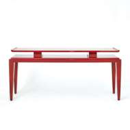 Picture of POISE CONSOLE TABLE-DEEP RED