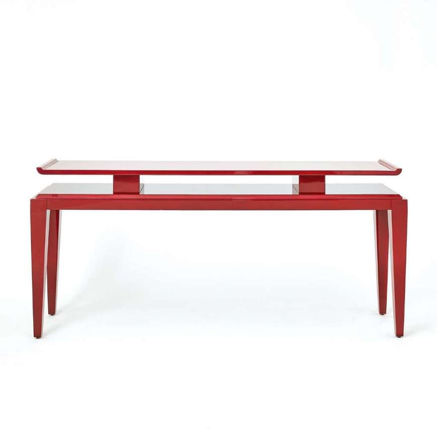 Picture of POISE CONSOLE TABLE-DEEP RED