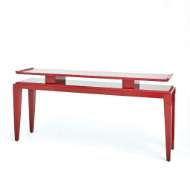 Picture of POISE CONSOLE TABLE-DEEP RED