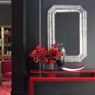 Picture of POISE CONSOLE TABLE-DEEP RED