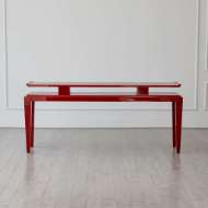 Picture of POISE CONSOLE TABLE-DEEP RED