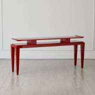 Picture of POISE CONSOLE TABLE-DEEP RED