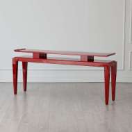 Picture of POISE CONSOLE TABLE-DEEP RED